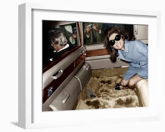 Jackie Kennedy Onassis-null-Framed Photo