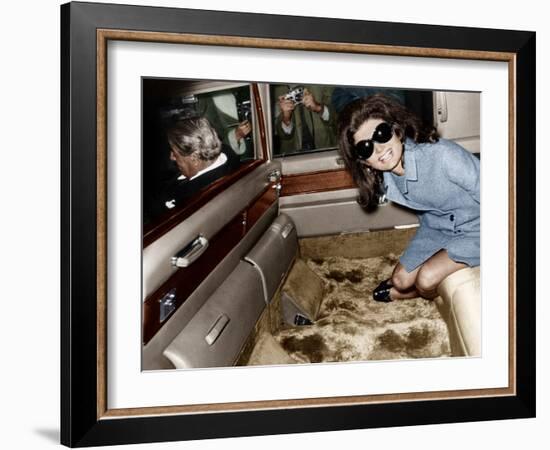 Jackie Kennedy Onassis-null-Framed Photo