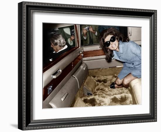 Jackie Kennedy Onassis-null-Framed Photo