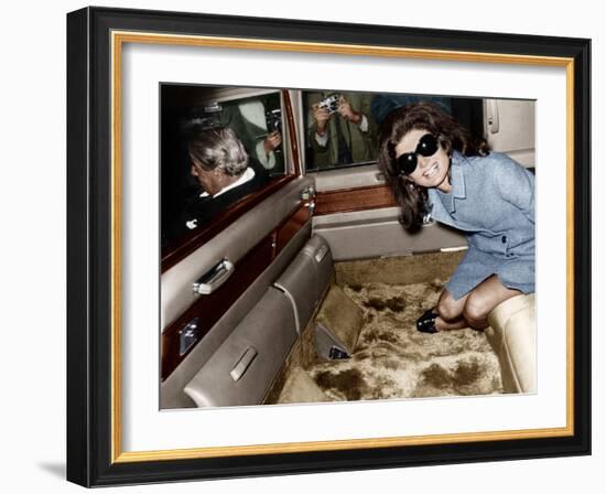 Jackie Kennedy Onassis-null-Framed Photo