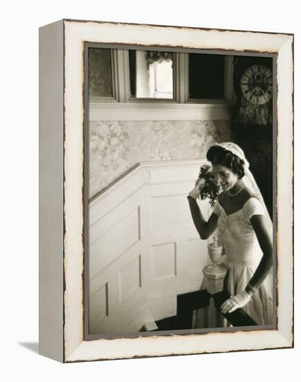 Jackie Kennedy Throwing the Bouquet-Toni Frissell-Framed Stretched Canvas