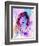 Jackie Kennedy Watercolor-Anna Malkin-Framed Art Print