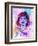 Jackie Kennedy Watercolor-Anna Malkin-Framed Art Print