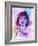 Jackie Kennedy Watercolor-Anna Malkin-Framed Art Print