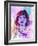 Jackie Kennedy Watercolor-Anna Malkin-Framed Art Print