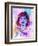 Jackie Kennedy Watercolor-Anna Malkin-Framed Premium Giclee Print