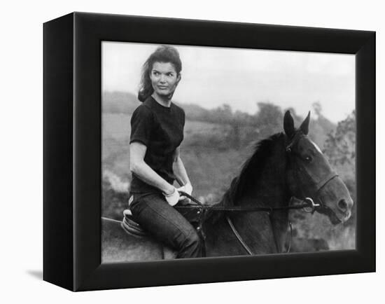 Jackie Kennedy-null-Framed Stretched Canvas