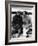 Jackie Stewart on the Left, and Jim Clark, 1967-null-Framed Photographic Print