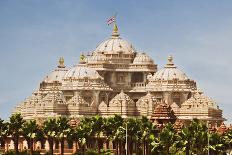 Facade of a Temple, Akshardham, Delhi, India-jackmicro-Photographic Print