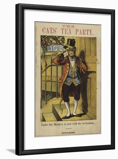 Jacko the Monkey Is Sent Out with the Invitations-null-Framed Giclee Print
