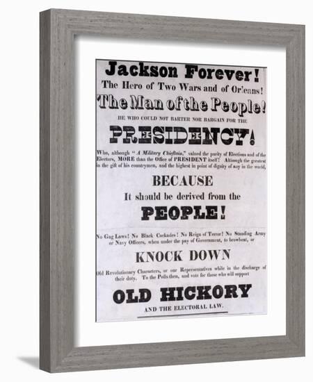 Jackson Forever', Presidential Campaign Poster-null-Framed Giclee Print