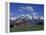 Jackson Hole Homestead and Grand Teton Range, Grand Teton National Park, Wyoming, USA-Jamie & Judy Wild-Framed Premier Image Canvas