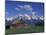 Jackson Hole Homestead and Grand Teton Range, Grand Teton National Park, Wyoming, USA-Jamie & Judy Wild-Mounted Photographic Print