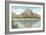 Jackson Lake, Mt. Moran Reflection-null-Framed Art Print