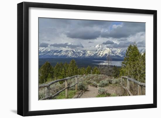 Jackson Lake Overlook GTNP-Galloimages Online-Framed Photographic Print