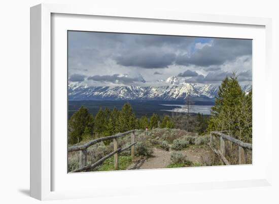 Jackson Lake Overlook GTNP-Galloimages Online-Framed Photographic Print