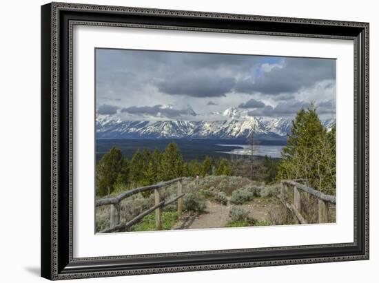 Jackson Lake Overlook GTNP-Galloimages Online-Framed Photographic Print