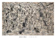 Zeichnung Tropftechnik-Jackson Pollock-Framed Serigraph