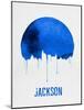 Jackson Skyline Blue-null-Mounted Art Print