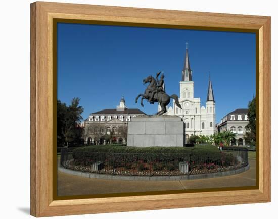 Jackson Square in New Orleans-theflashbulb-Framed Premier Image Canvas