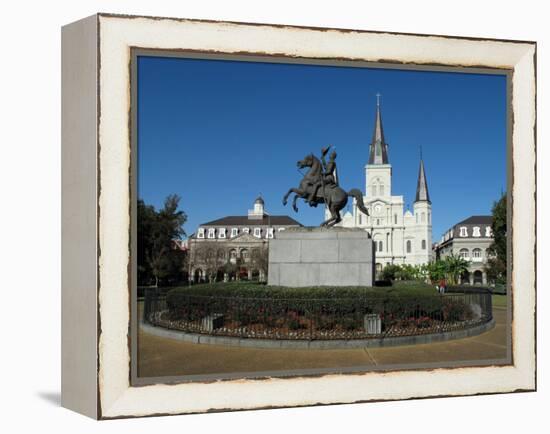 Jackson Square in New Orleans-theflashbulb-Framed Premier Image Canvas