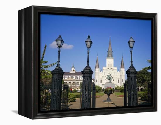 Jackson Square, New Orleans, Louisiana, USA-Charles Bowman-Framed Premier Image Canvas