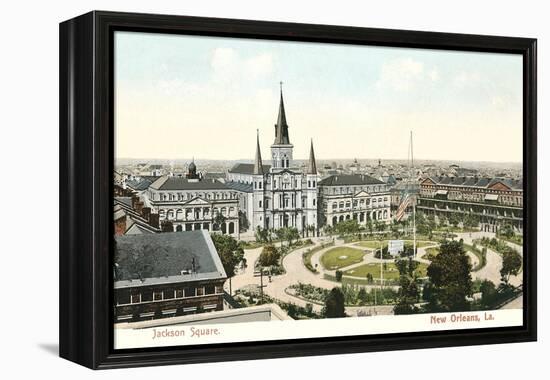 Jackson Square, New Orleans-null-Framed Stretched Canvas