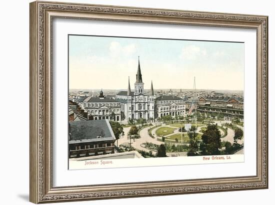 Jackson Square, New Orleans-null-Framed Art Print