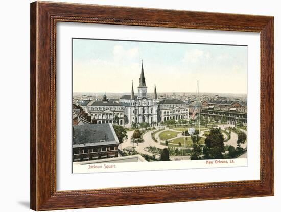 Jackson Square, New Orleans-null-Framed Art Print