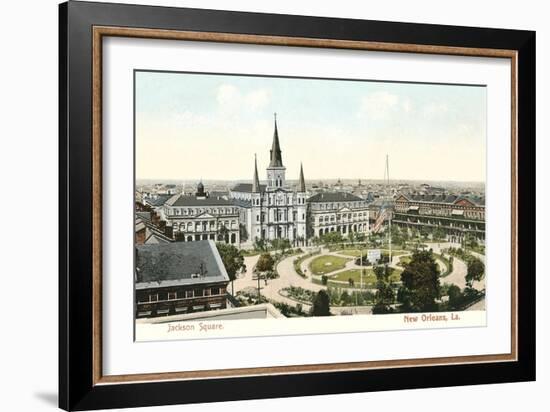 Jackson Square, New Orleans-null-Framed Art Print