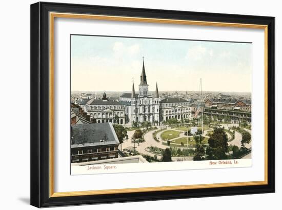 Jackson Square, New Orleans-null-Framed Art Print