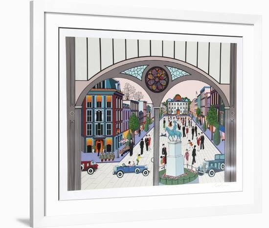 Jackson Square-Nicky Watanabe-Framed Serigraph