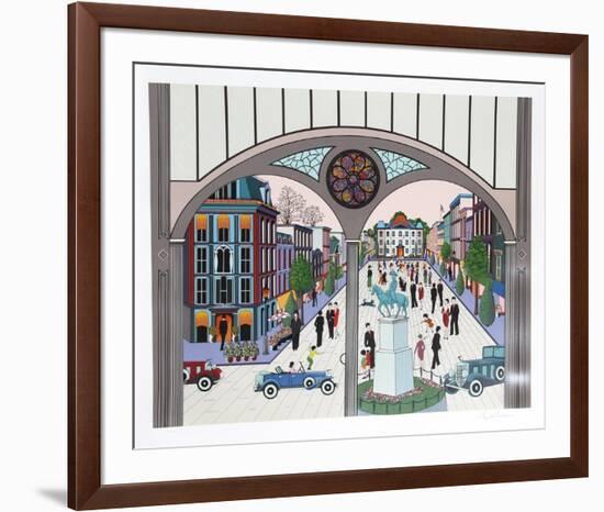 Jackson Square-Nicky Watanabe-Framed Serigraph