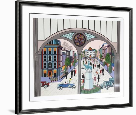 Jackson Square-Nicky Watanabe-Framed Serigraph