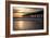 Jacksonville Beach, Florida Fishing Pier in Early Morning.-RobWilson-Framed Photographic Print