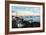 Jacksonville, Florida, Aerial View of the St. John's River Showing the Drawbridge-Lantern Press-Framed Art Print