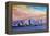 Jacksonville Florida Skyline With Bridge At Sunset-Markus Bleichner-Framed Stretched Canvas