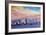 Jacksonville Florida Skyline With Bridge At Sunset-Markus Bleichner-Framed Art Print