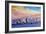 Jacksonville Florida Skyline With Bridge At Sunset-Markus Bleichner-Framed Art Print