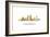 Jacksonville Florida Skyline-Marlene Watson-Framed Giclee Print