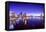 Jacksonville, Florida, USA City Skyline Panorama on St. Johns River at Dawn.-SeanPavonePhoto-Framed Premier Image Canvas