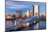 Jacksonville, Florida, USA Downtown City Skyline.-SeanPavonePhoto-Mounted Photographic Print