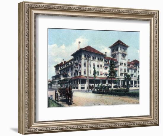 Jacksonville, Florida - Windsor Hotel Exterior View-Lantern Press-Framed Art Print