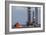 Jackup Oil Drilling Rig, North Sea-Duncan Shaw-Framed Photographic Print