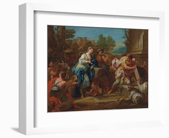 Jacob and Rachel at the Well-Sebastiano Conca-Framed Giclee Print