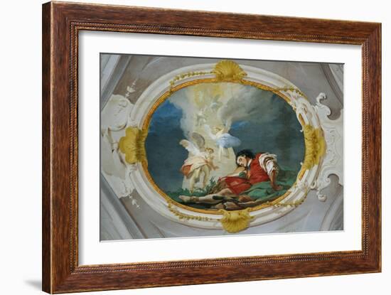 Jacob and the Vision of the Heavenly Ladder-Giambattista Tiepolo-Framed Giclee Print