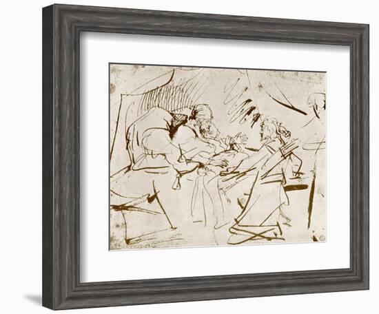 Jacob at Isaac's Bedside, 1913-Rembrandt van Rijn-Framed Giclee Print