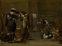 Depositing the Spoils (Oil on Panel)-Jacob Duck-Giclee Print