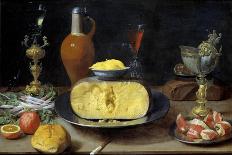 Breakfast Still Life with Cheese and Goblets-Jacob Fopsen Van Es-Framed Giclee Print