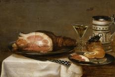 Breakfast Still Life with Cheese and Goblets-Jacob Fopsen Van Es-Framed Giclee Print